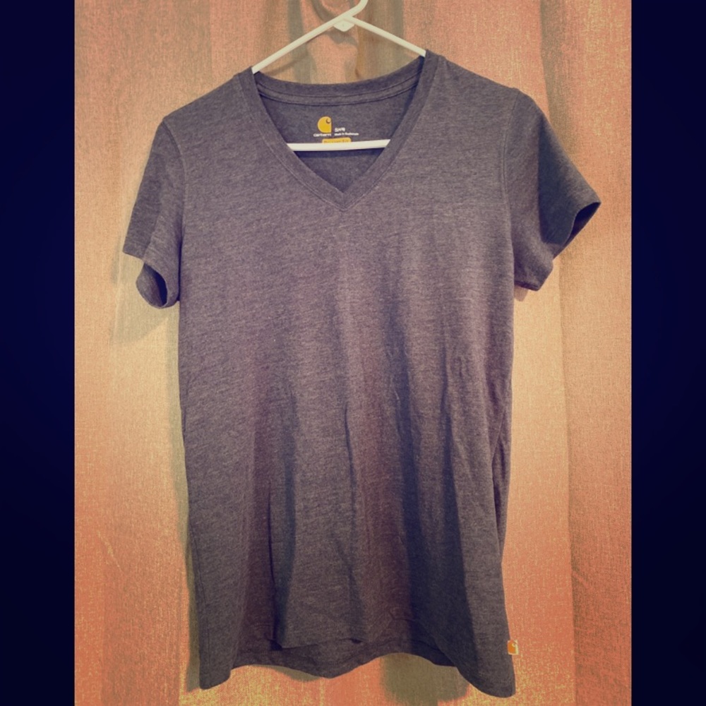 Grey short sleeve Carhartt T-shirt